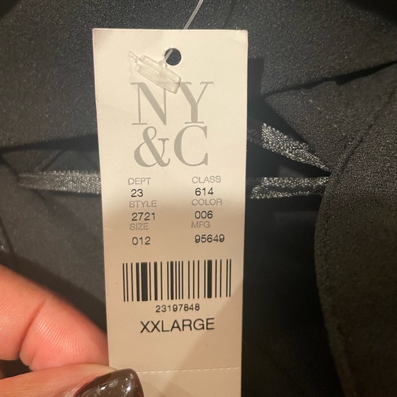 Brand New Black/Mesh New York and Company Dress size xxl - Picture 3 of 3
